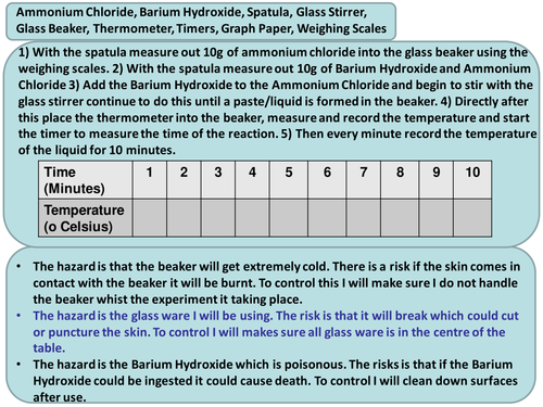 Exothermic and Endothermic Reactions