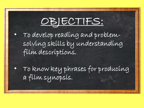 Film synopsis and review - Expo 3 Module 1