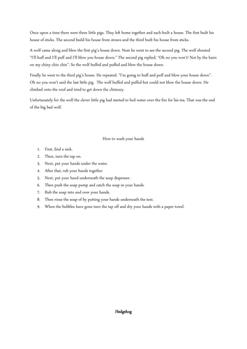 Examples of different text types | Teaching Resources