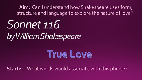 Sonnet 116 - Shakespeare