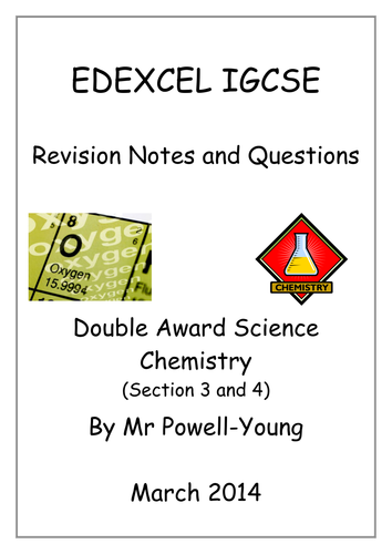 IGCSE Double Award Revision Booklets