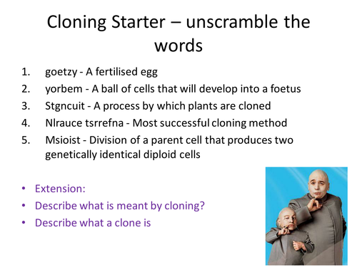 B2 - Cloning Lesson