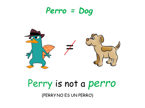 Memorizing Spanish names of animals