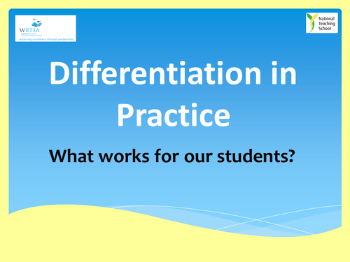 Differentiation Ideas
