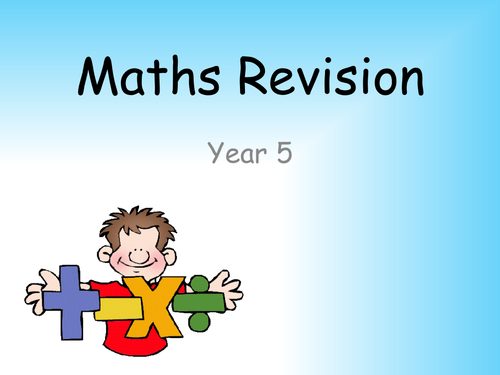 Revision PowerPoint for KS2 Maths