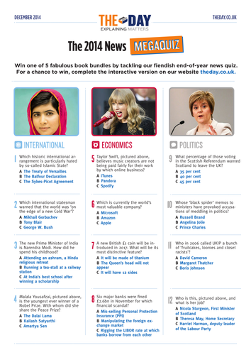 2014 News MegaQuiz