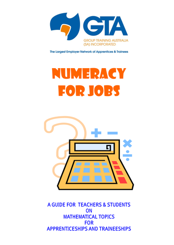 Numeracy for jobs