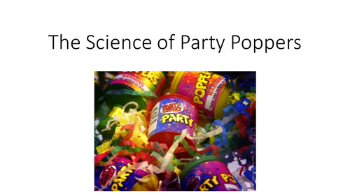 The science of party poppers Christmas Science