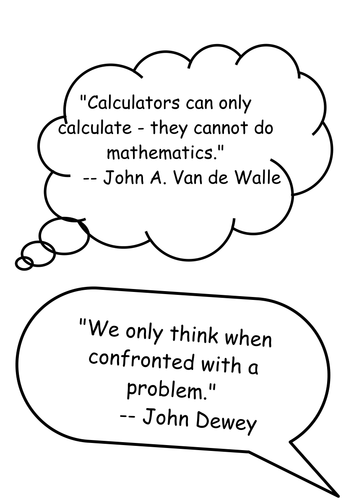 Maths Display Quotes