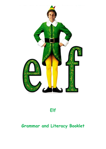 'Elf' grammar and literacy booklet- Christmas resource