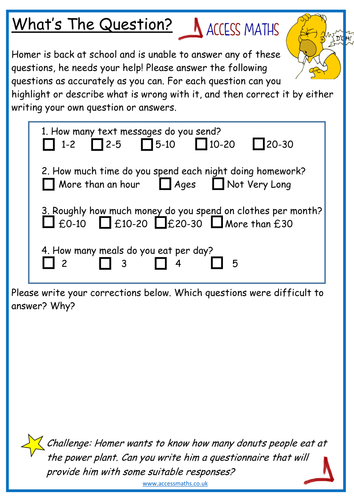 Questionnaire Analysis, Correction And Creation