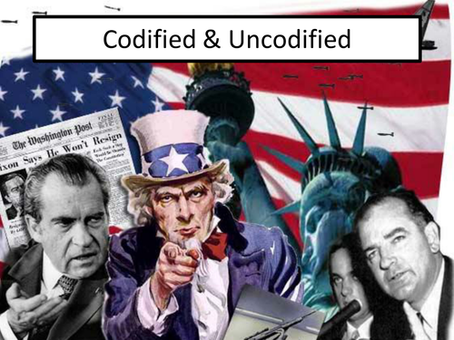 Codified and Uncodified Constitutions