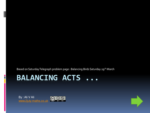 Balancing Acts