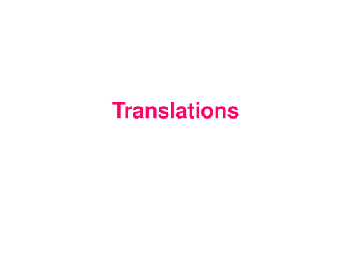 Translations