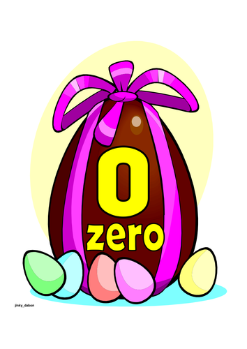 Easter Themed Numbers 0-20 with Words