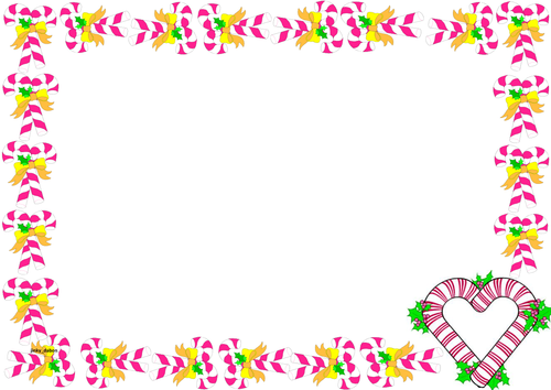 Christmas Themed Lined paper and Pageborders (2)