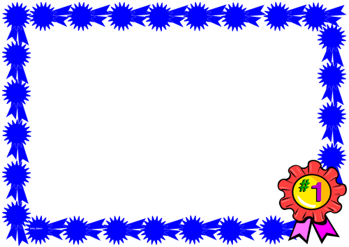 Award Themed Lined Paper and Pageborders