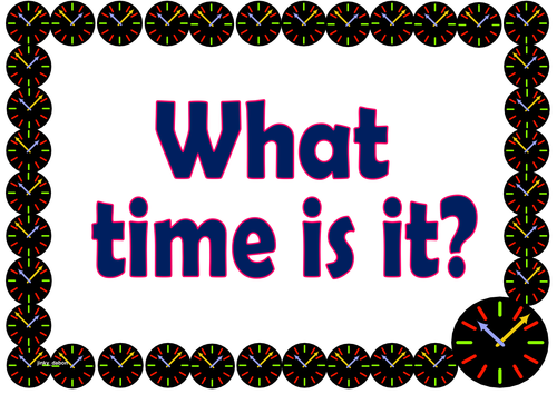 Grade 2 - What Time Is It (The 12-Hour System)
