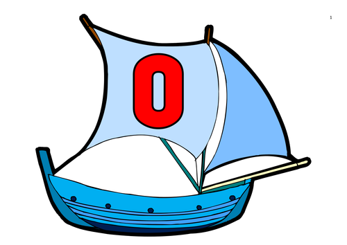 Columbus Day Themed Numbers 0-100 and in Words