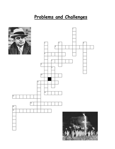 Problems and Challenges Crossword