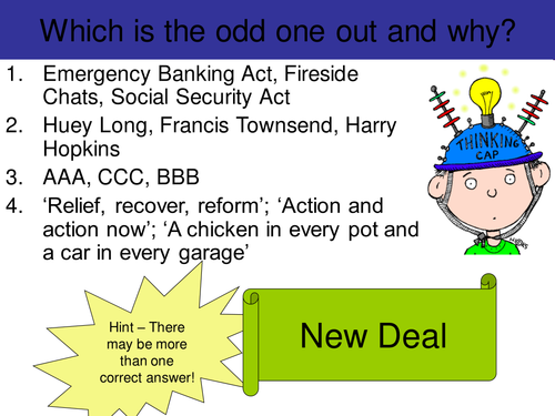 Odd One Out New Deal