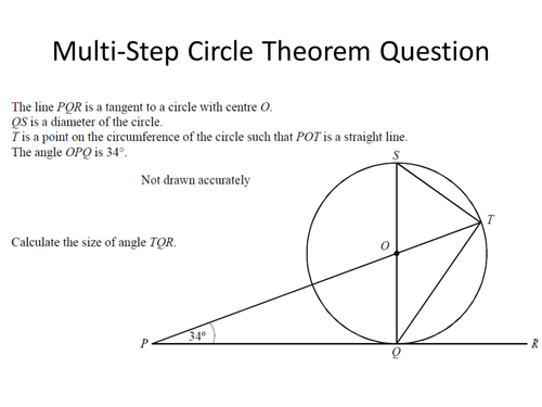 Circle Theorems - Multi-Step Flow Chart Activity