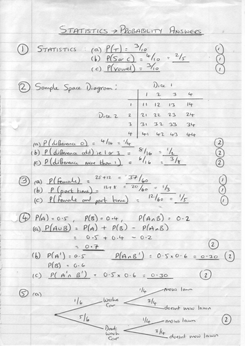 Probability Assignment