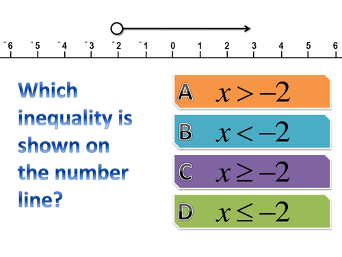 Inequalities And Number Lines Worksheet Pdf