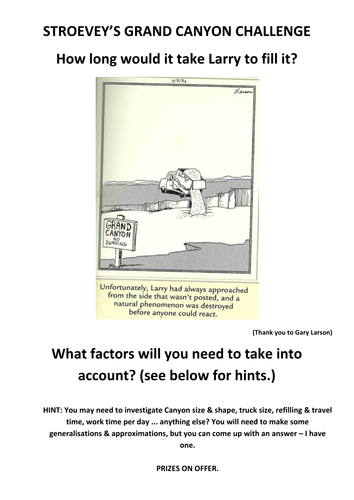 Grand Canyon challenge