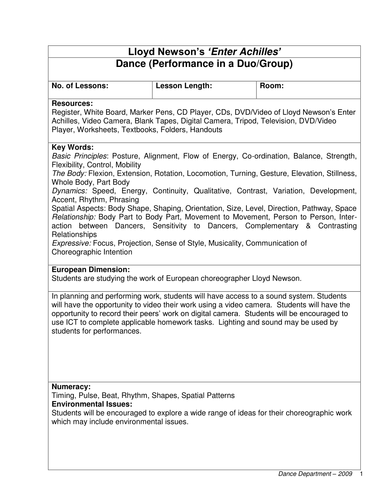 Dance  - Enter Achilles