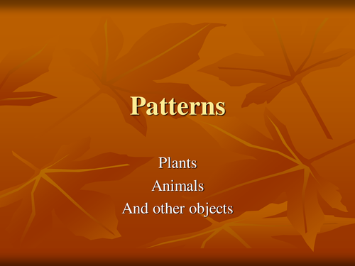 Patterns; Tesselations and line of Symmetry
