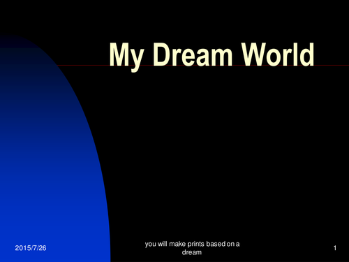 Dream World Printing