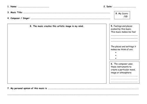 Printables Music Appreciation Worksheets music appreciation worksheet by catherinemitri teaching resources tes