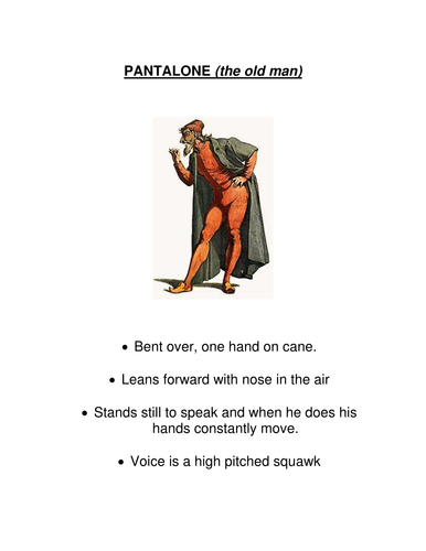 Commedia stock characters
