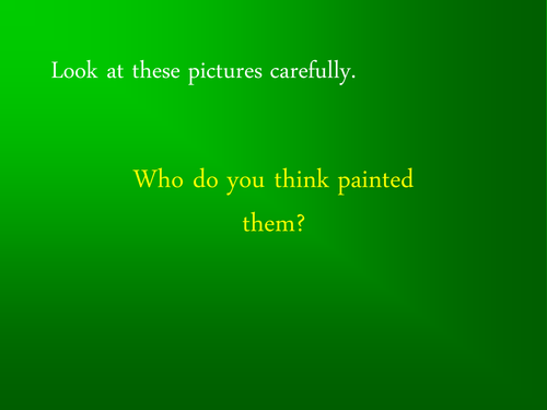 PowerPoint of pictures by Henri Rousseau