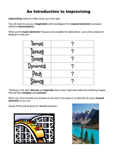 An Introduction to Improvising