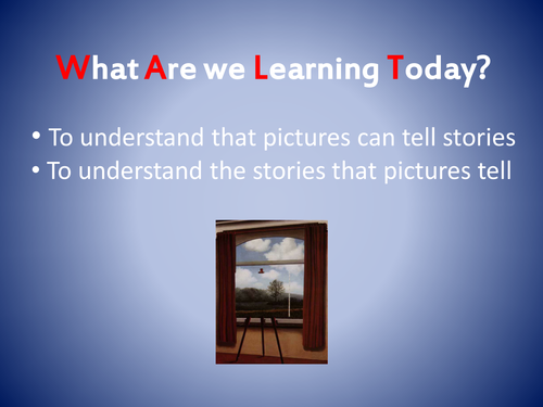 Pictures tell stories