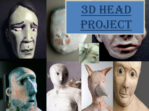 3D HEADS/ SCULPTURES