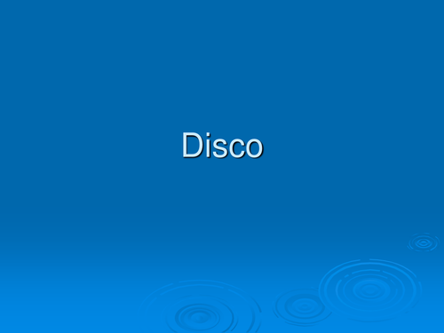 Disco PowerPoint