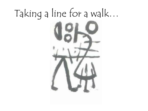 Taking a line for a walk