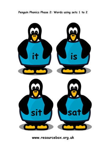 Penguin Phonics Word Cards