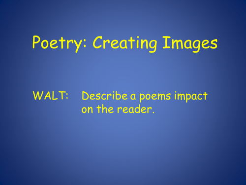 Poetry vocab introduction ppt