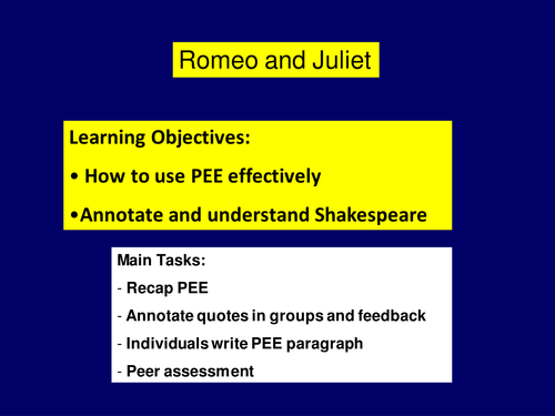 Romeo and Juliet (prologue)