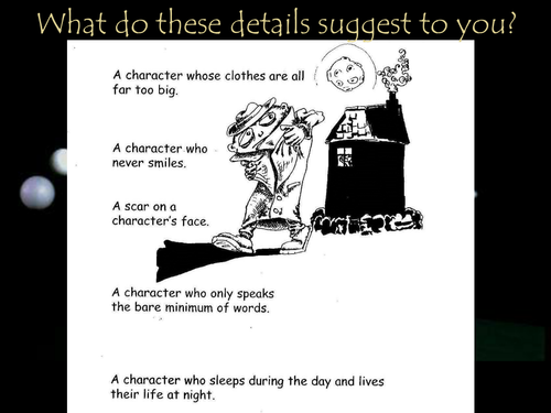 Creative writing- character