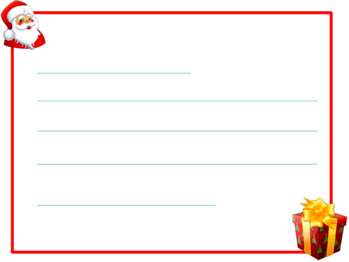 CHRISTMAS WRITING PAPER by Teachersgem - Teaching Resources - TES