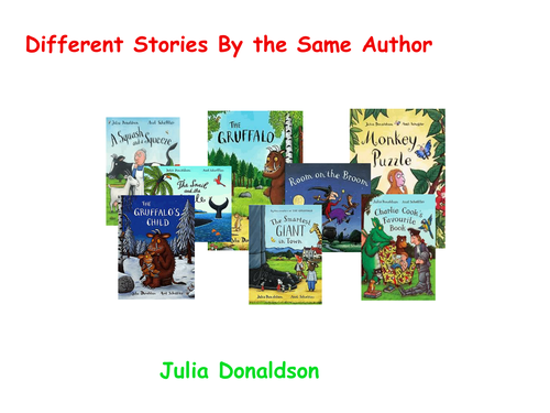 Different stories by the same author Wk 1 - 1st grade