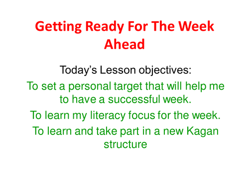 Using Capital Letters Kagan and Kinaesthetic