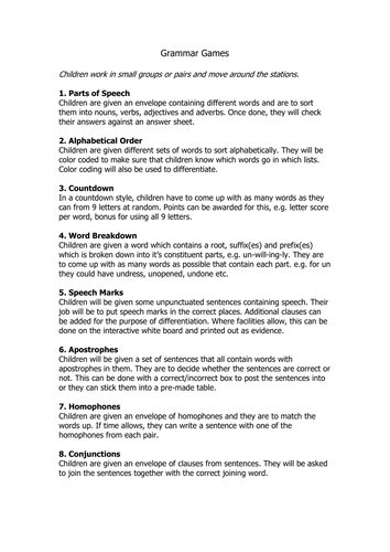 Knowledge about Language games