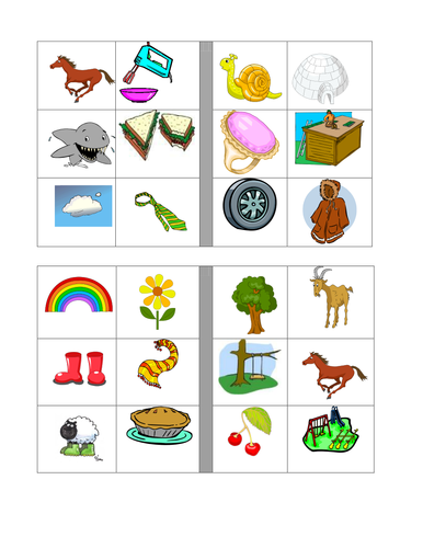 jolly phonic digraph bingo game teaching resources