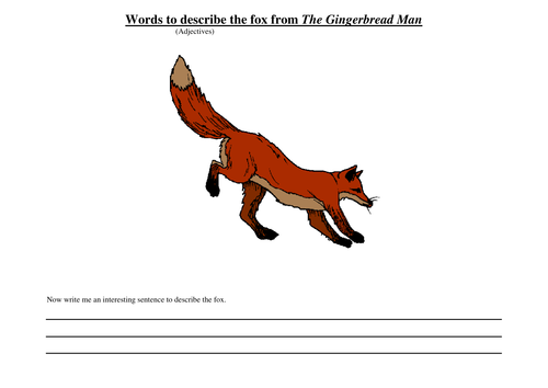 Description of the Fox in the Gingerbread Man